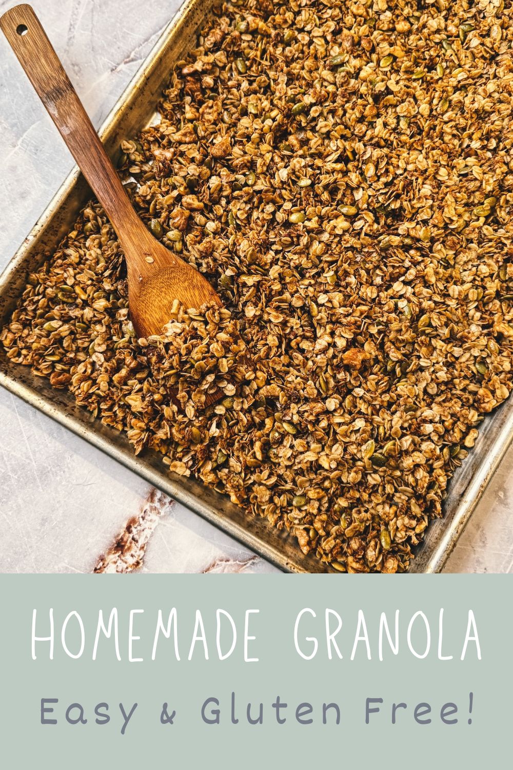 Homemade Granola (EASY & Gluten Free!) - The Homesteading RD